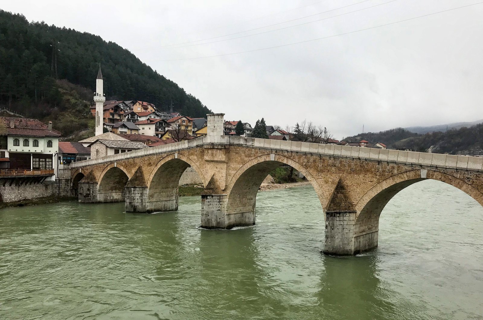 The Stara Cuprija Bridge, in Konjic, Bosnia-Herzegovina. (Photo by Özge Şengelen)