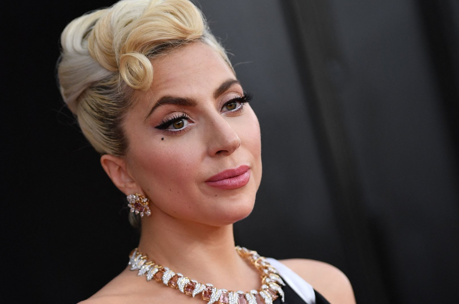 Singer-songwriter Lady Gaga arrives for the 64th Annual Grammy Awards at the MGM Grand Garden Arena in Las Vegas, U.S., April 3, 2022. (AFP Photo)