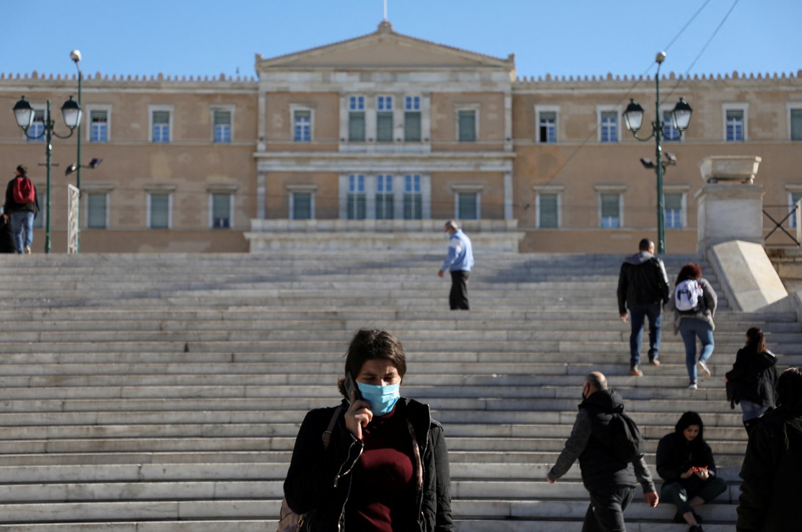 The Greek Parliament is seen in Athens, Greece, Dec. 1, 2021. (REUTERS Photo)