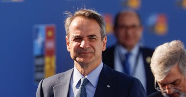 Greek Prime Minister Kyriakos Mitsotakis attends a NATO summit in Madrid, Spain, June 30, 2022. (Reuters Photo)