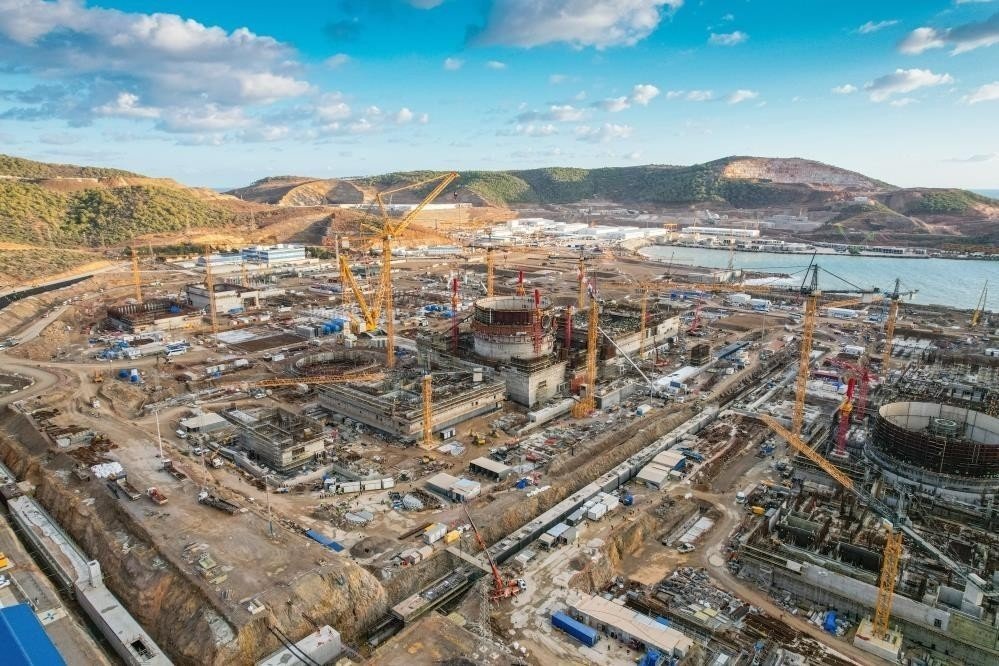 Akkuyu Nuclear Power Plant Construction site in Mersin, Türkiye. (IHA File Photo)