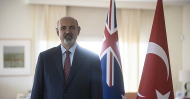 Australian Ambassador Miles Armitage speaks to Anadolu Agency in the capital Ankara, Turkey, Aug. 8, 2022. (AA Photo)