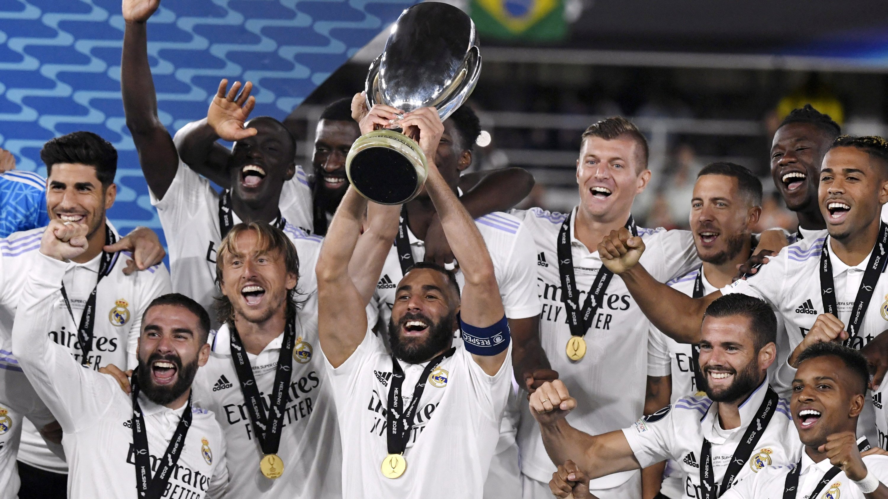 Real Madrid clinches fifth UEFA Super Cup with win over Frankfurt | Daily Sabah