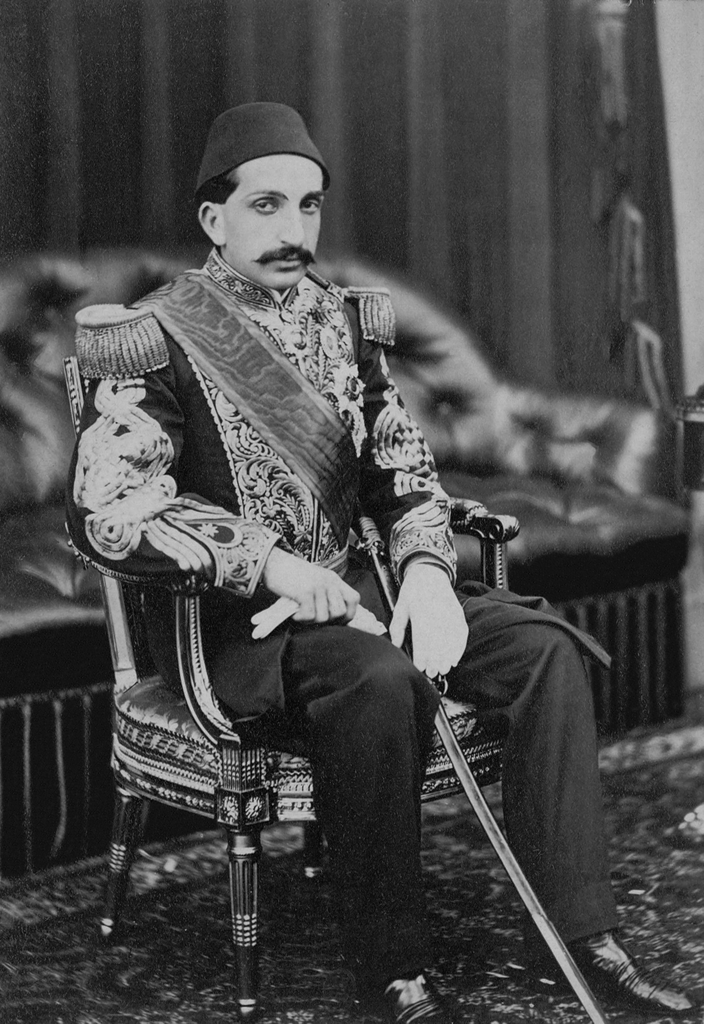 Potret Sultan Abdulhamid II pada akhir abad ke-19.  (Foto Wikipedia)