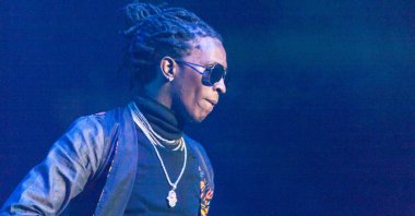 Rapper Young Thug performs at the second annual V103 Winterfest, Atlanta, Georgia, U.S., Dec. 10, 2016. (Shutterstock Photo)