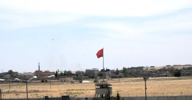A view of Tal Abyad from southeastern Şanlıurfa province's Akçakale district, Turkey, May 26, 2020. (DHA File Photo)