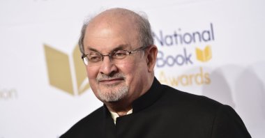 Salman Rushdie attends the 68th National Book Awards Ceremony and Benefit Dinner on Nov. 15, 2017, in New York. (AP Photo)