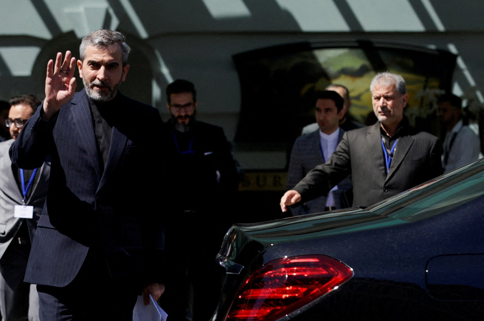 Iran&#039;s chief nuclear negotiator Ali Bagheri Kani leaves the Palais Coburg, the venue where closed-door nuclear talks take place in Vienna, Austria, Aug. 4, 2022. (Reuters Photo)