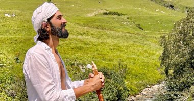 Muammer Yılmaz during his 11-day hike on Mont-Blanc, France, July 3, 2022. (AA Photo)