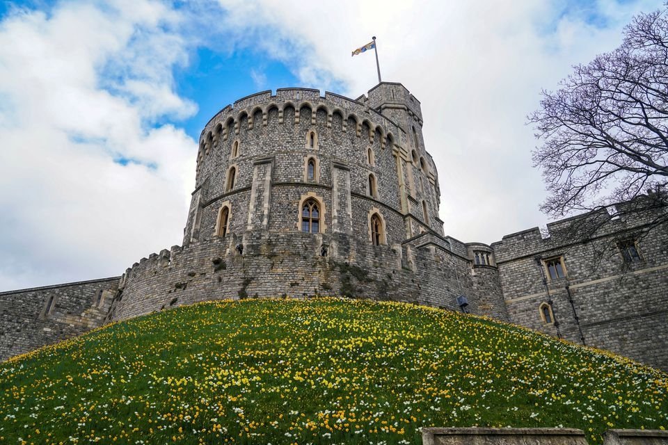 A general view of Windsor Castle&#039;s Round Tower, Windsor, Britain, March 31, 2022. (Reuters Photo)