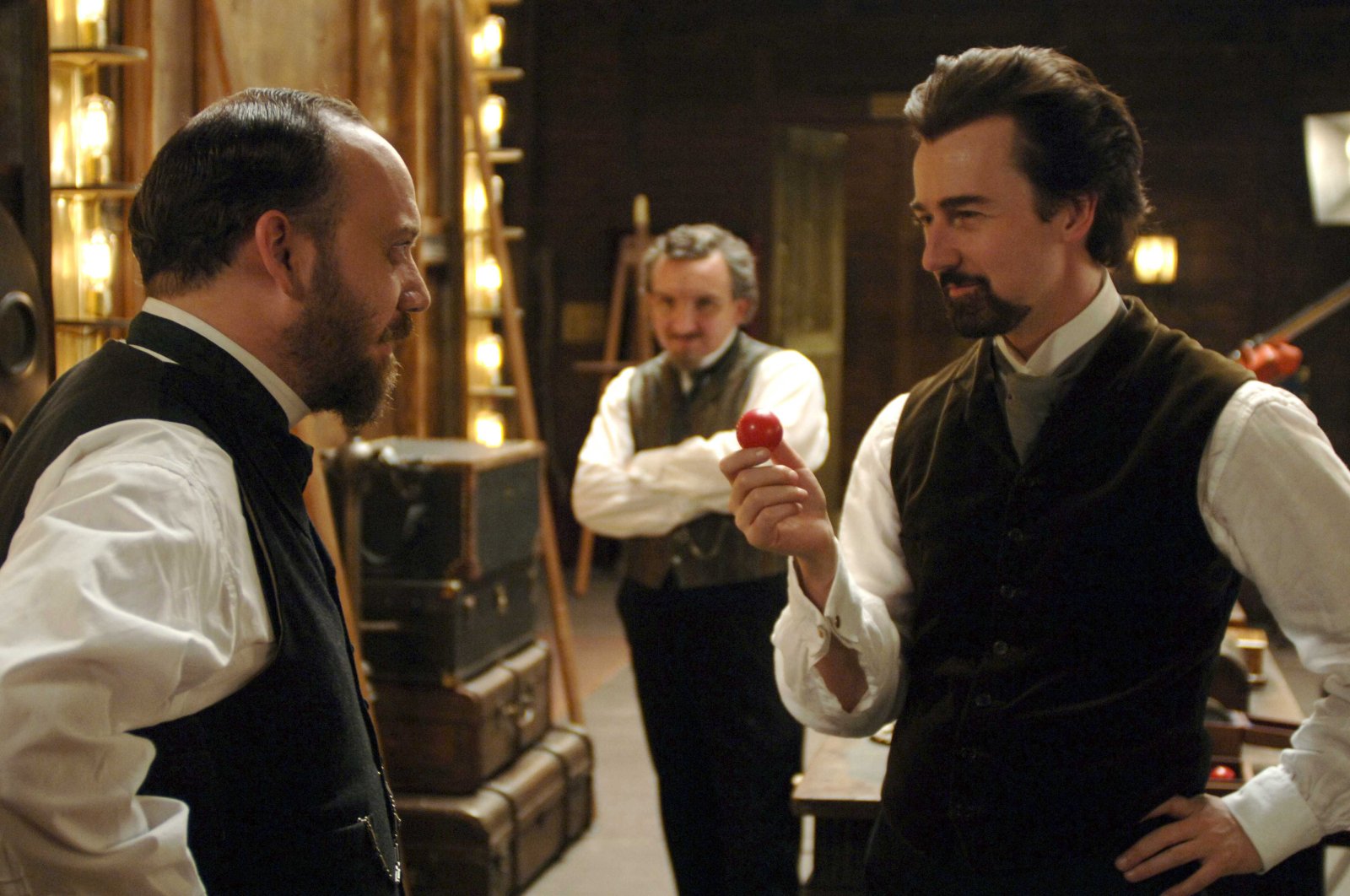 Edward Norton in a scene from "The Illusionist." (Sabah Archive Photo)