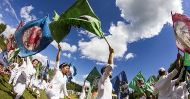 Bread and Puppet theater is one of the participants of the 17th Istanbul Biennial. (Courtesy of IKSV) 