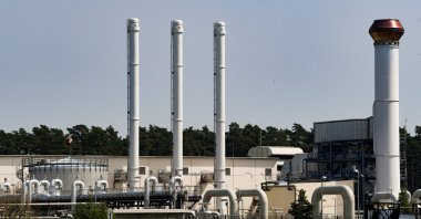 A view shows pipes at the landfall facilities of the Nord Stream 1 gas pipeline in Lubmin, Germany, July 21, 2022. (Reuters Photo)