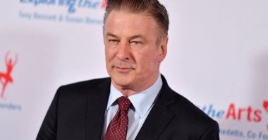Actor Alec Baldwin attends the "Exploring the Arts" 20th anniversary Gala at Hammerstein Ballroom in New York City, U.S., April 12, 2019. (AFP Photo)