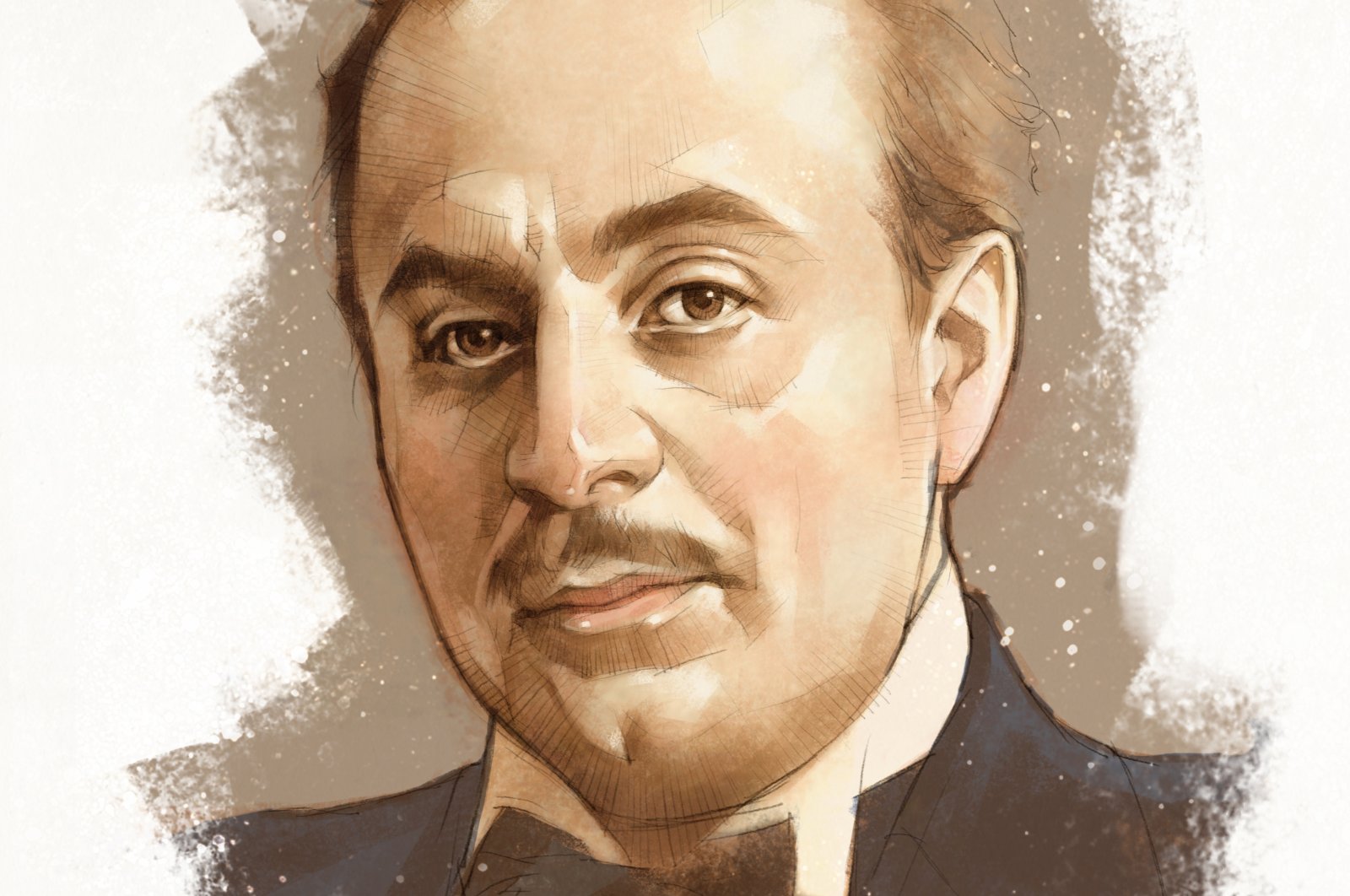 An illustration of Khalil Gibran. (Shutterstock)
