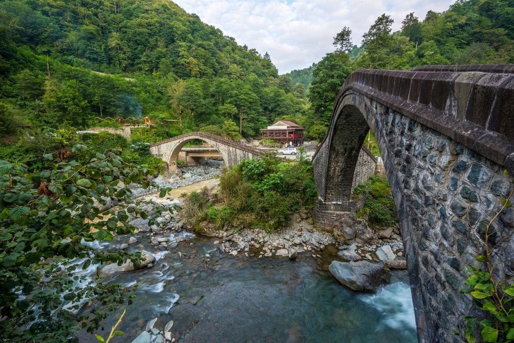 Jembatan Ganda Artvin, Türkiye.  (Foto Shutterstock)