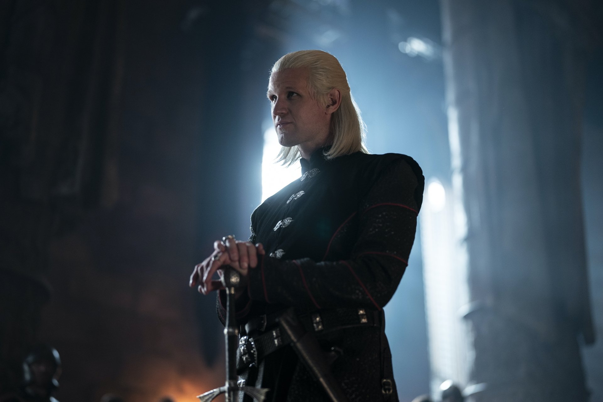 Gambar yang dirilis oleh HBO Max ini menunjukkan Matt Smith sebagai Pangeran Daemon Targaryen dalam sebuah adegan dari 