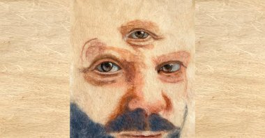 Artwork in "Open Exhibition" created by Cafer Arslan, Istanbul, Türkiye. (Photo courtesy of the Bilgili Sanat)