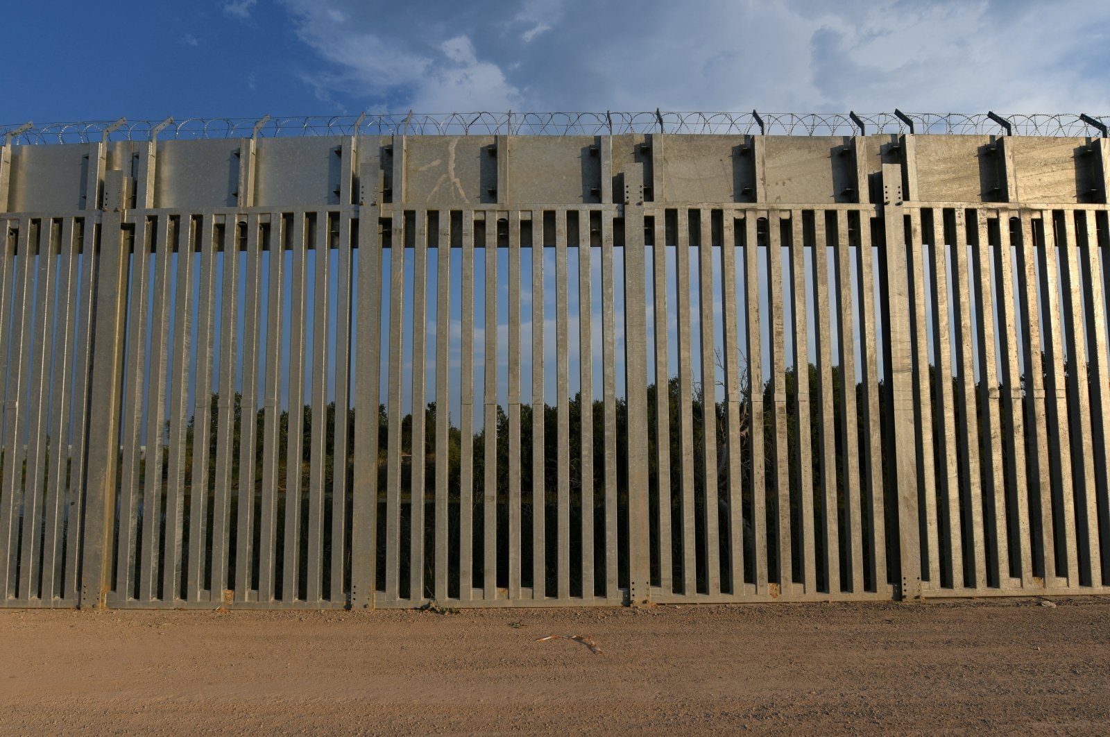 A view of a border fence between Greece and Türkiye, in Alexandroupolis, Greece, Aug. 10, 2021. (Reuters Photo)