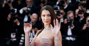 Bella Hadid attends the premiere of &quot;Ash Is Purest White&quot; during the 71st Cannes Film Festival in Cannes, France, May 11, 2018. (Shutterstock Photo)