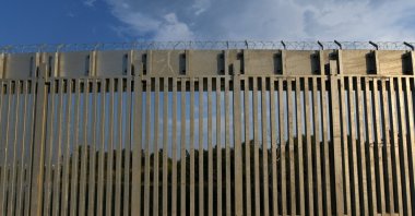 A view of a border fence between Greece and Türkiye, in Alexandroupolis, Greece, Aug. 10, 2021. (Reuters Photo)