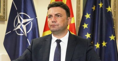 North Macedonian Foreign Minister Bujar Osmani evaluates the relations between North Macedonia and Türkiye to Anadolu Agency in Skopje, North Macedonia, Aug. 24, 2022. (AA Photo)