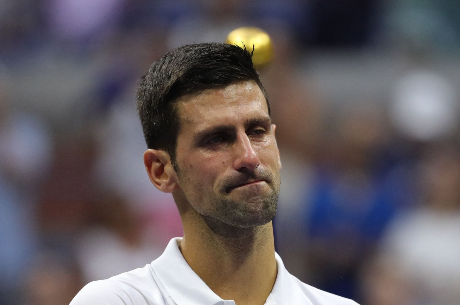 In this file photograph taken on Sept. 13, 2021, Serbia&#039;s Novak Djokovic gestures to the crowd after defeat against Russia&#039;s Daniil Medvedev after their 2021 U.S. Open Tennis tournament men&#039;s final match at the USTA Billie Jean King National Tennis Center in New York. (AFP File Photo)