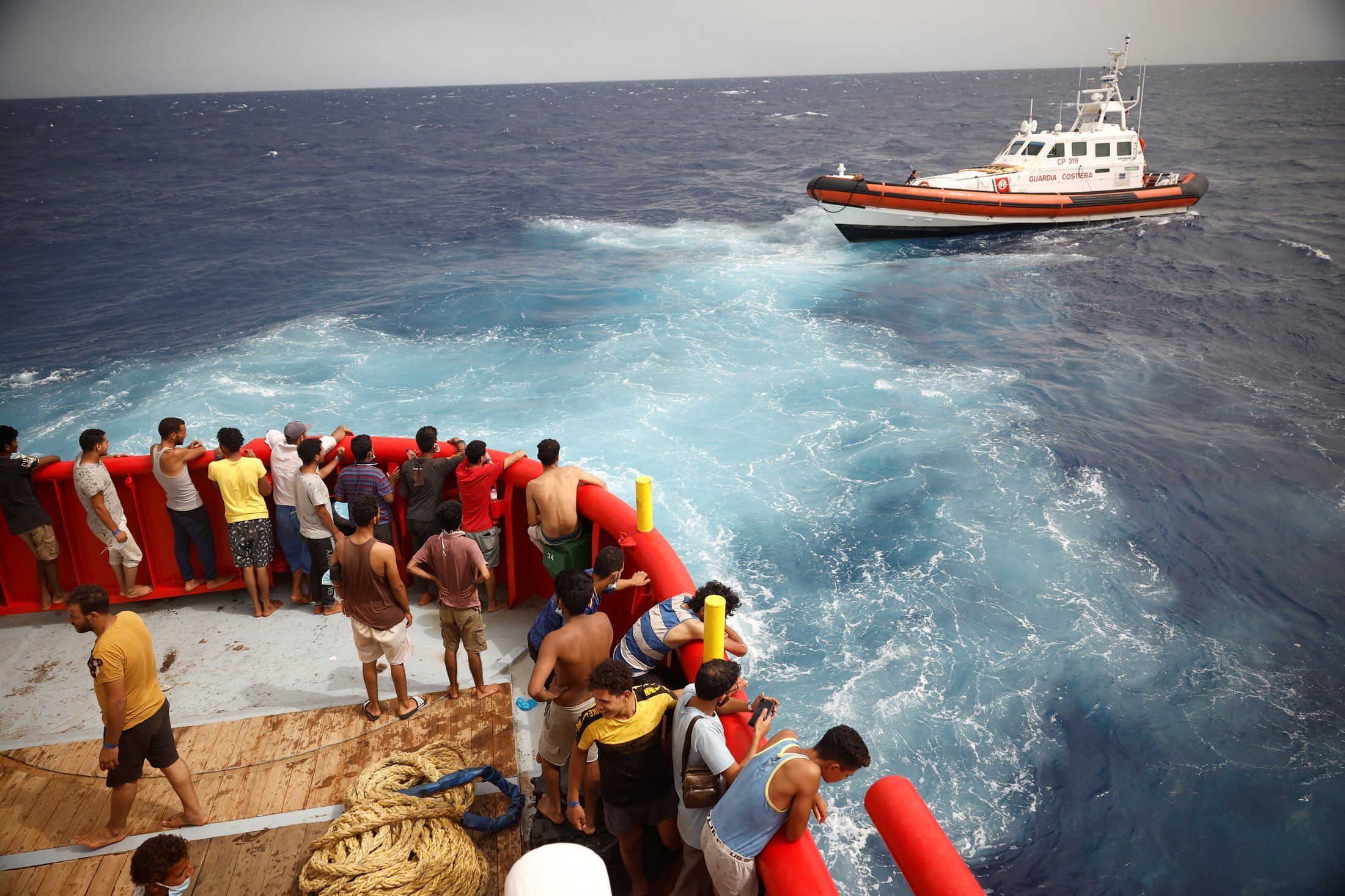 Life at sea aboard a migrant rescue ship