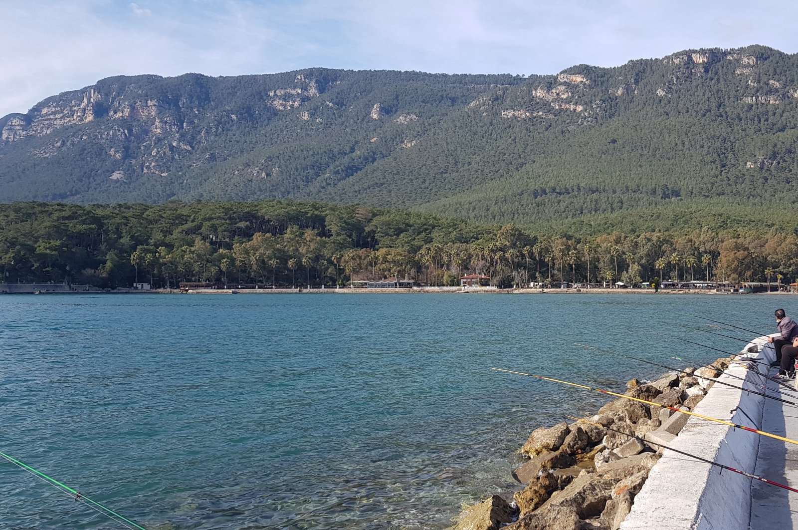 Rencana perjalanan orang dalam untuk Dalyan, Akyaka di pantai Aegea Türkiye