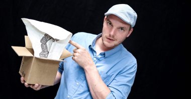 Belgian illusionist and 2022 World Champion of Magic, Laurent Piron poses in Soumagne near Liege, Belgium, Aug. 22, 2022. (AFP Photo)