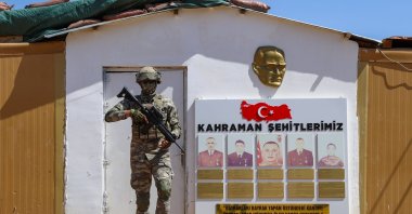 Turkish soldiers take part in Claw-Tiger operations against the PKK in northern Iraq, Aug. 29, 2022. (AA Photo)