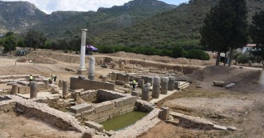 A view from Claros, Izmir, western Türkiye, Aug. 26, 2022. (AA)