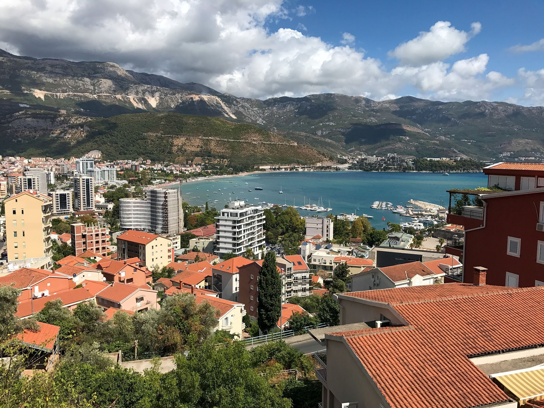 The city of Budva, Montenegro. (Photo by Özge Şengelen)
