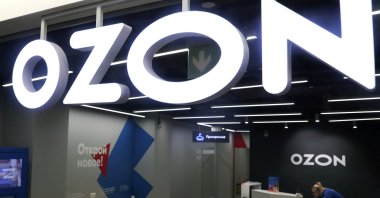 A view shows the pick-up point of the Ozon online retailer in Moscow, Russia, March 16, 2020. (Reuters Photo)