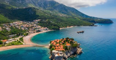 Montenegro&#039;s Budva is a city where you can enjoy the mountains and the blue waters of Adriatic at the same time. (Shutterstock Photo)