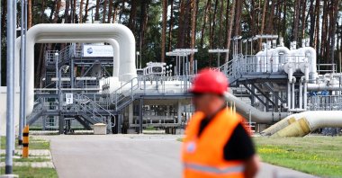 A view of the Nord Stream 1 Baltic Sea pipeline and transfer station in the industrial area of Lubmin, Germany, Aug. 30, 2022. (Reuters Photo)