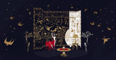 This image released by Venice Immersive, the official immersive competition category of the Venice International Film Festival, shows an image from &quot;Rencontre(s),&quot; by Mathias Chelbourg, Venice, Italy, Aug. 30, 2022. (AP Photo)