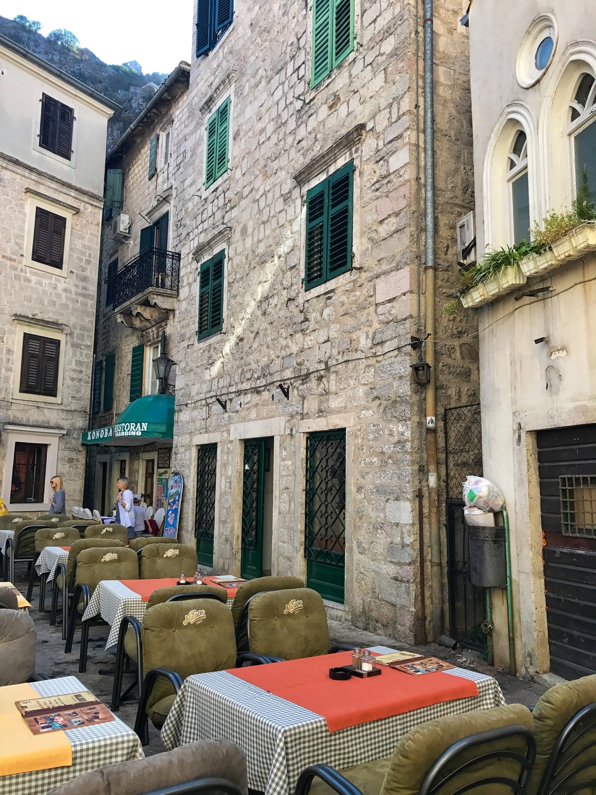 Kota tua di kota Kotor, Montenegro.  (Foto oleh zge engelen)