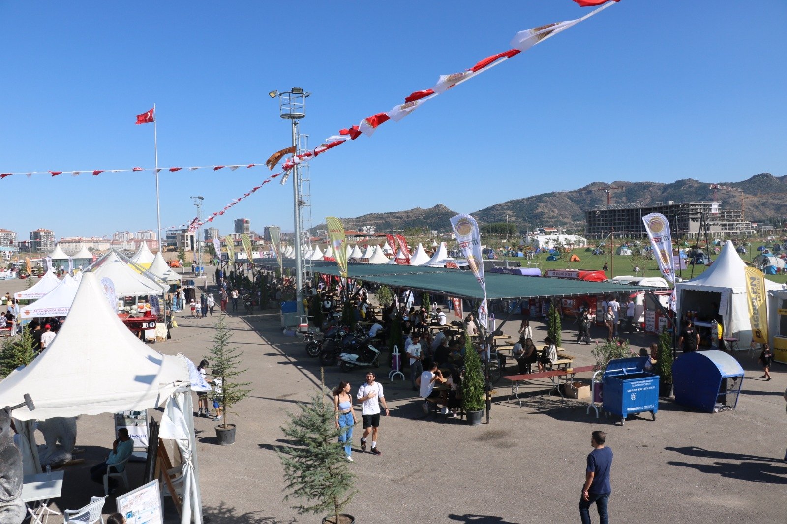 A view of the 5th Türkiye MotoFest in Afyonkarahisar, western Türkiye, Aug. 31, 2022. (DHA Photo)