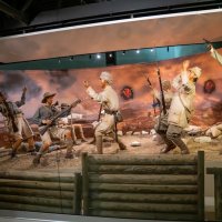 Gallipoli War Museum where detailed images and objects related to the first world war are exhibited, Gallipoli, Türkiye, Sept. 20, 2021. (Shutterstock Photo)
