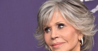 Actress Jane Fonda attends the 2021 Women in Film (WIF) Honors celebrating "Trailblazers of the New Normal" at the Academy Museum of Motion Pictures in Los Angeles, California, U.S., Oct.6, 2021. (AFP File Photo)