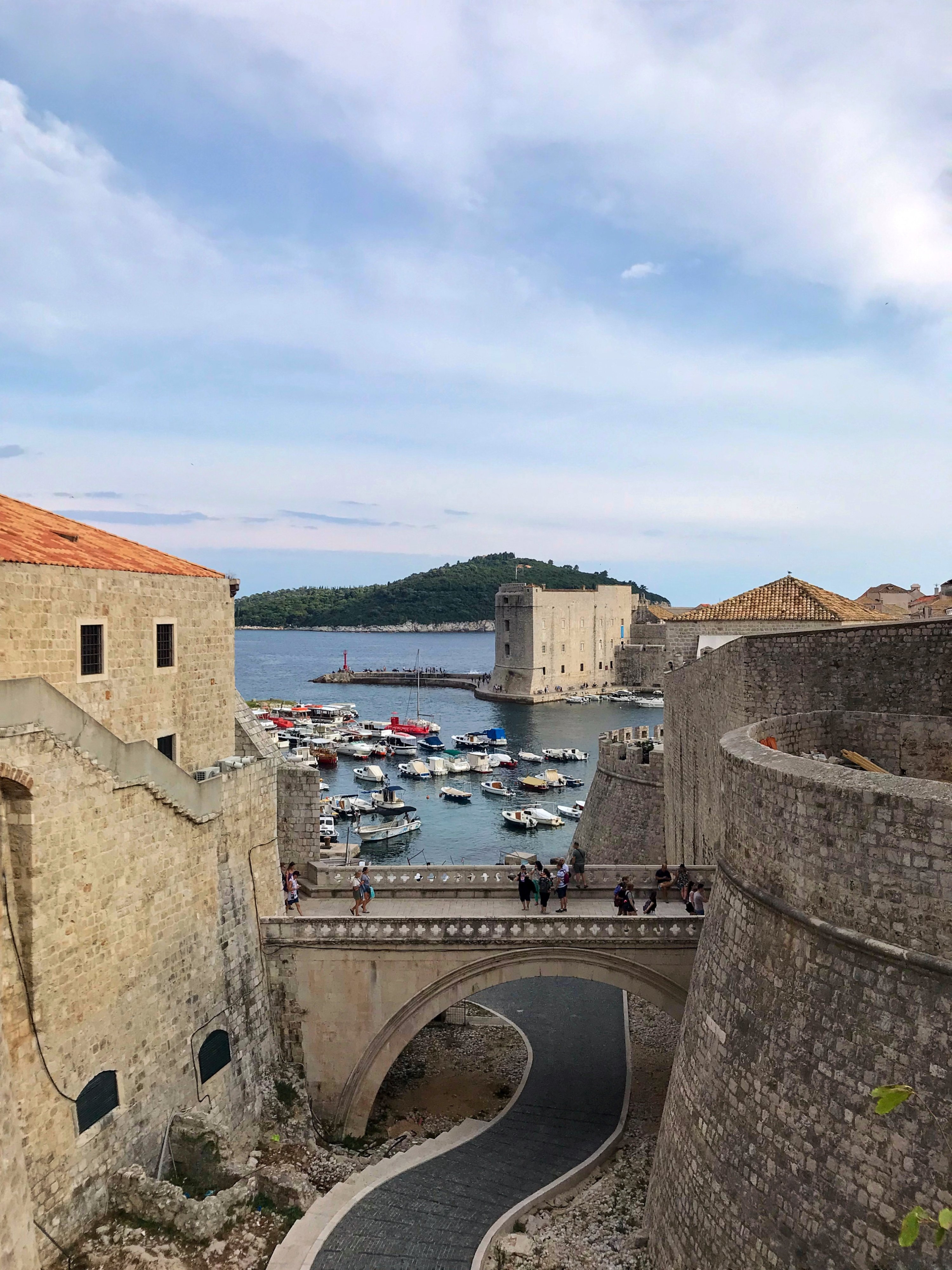 The Pile Gate of Stradun, in Dubrovnik, southern Croatia. (Photo by Özge Şengelen)
