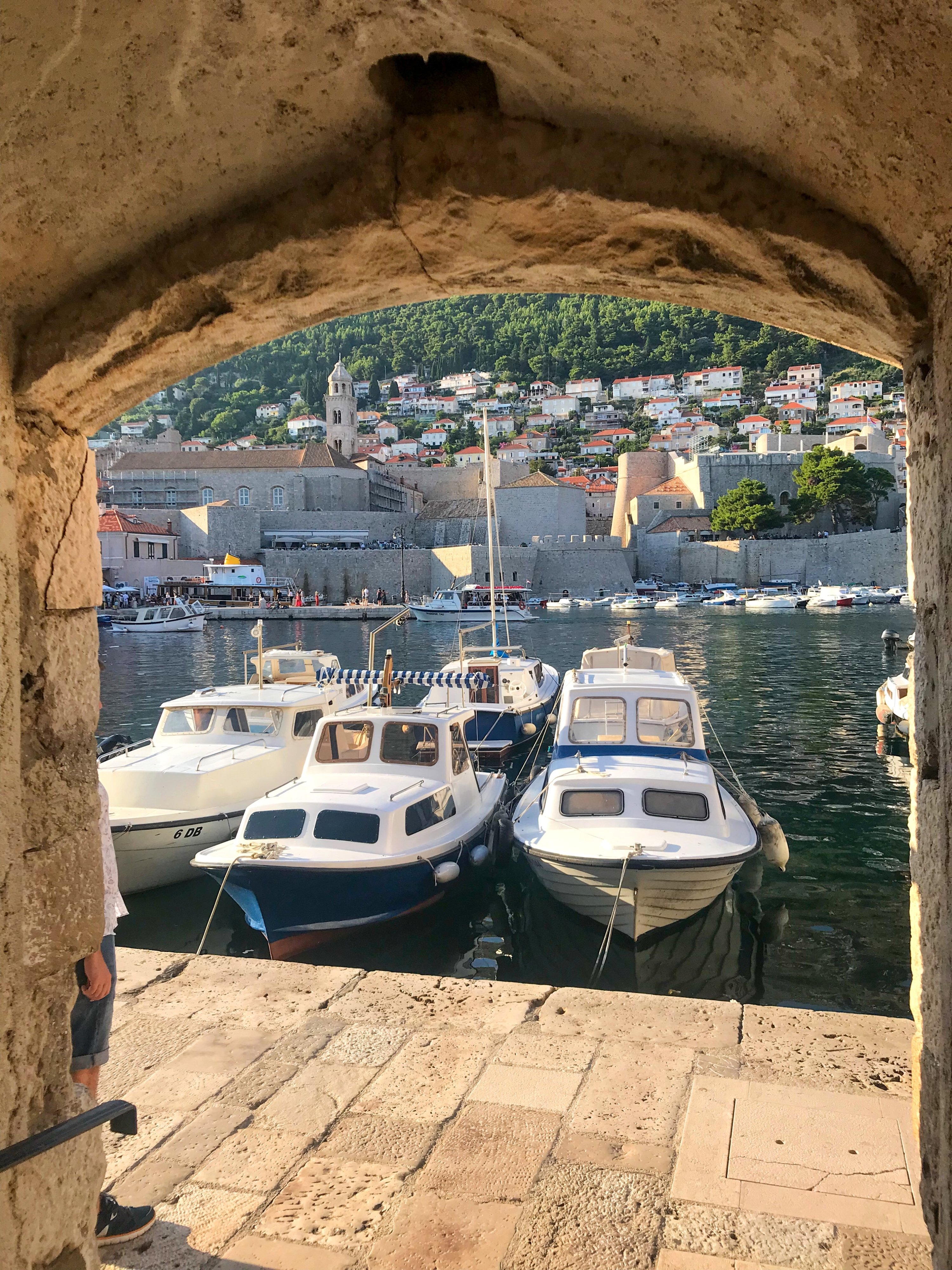 The Ploce Gate of Stradun, in Dubrovnik, southern Croatia.  (Photo by Özge Şengelen)