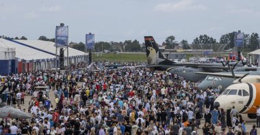 Visitors are seen at Teknofest held in Samsun, northern Türkiye, Sept. 4, 2022. (AA Photo)