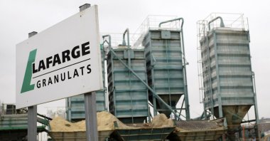 A Lafarge facility is pictured in Paris, France, Feb.18, 2009. (AP Photo)