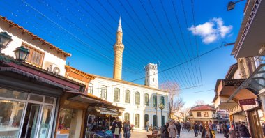 People walking in the streets of Komotini town, on a typical winters morning, Western Thrace, Greece, Dec. 30, 2018. (Shutterstock File Photo)