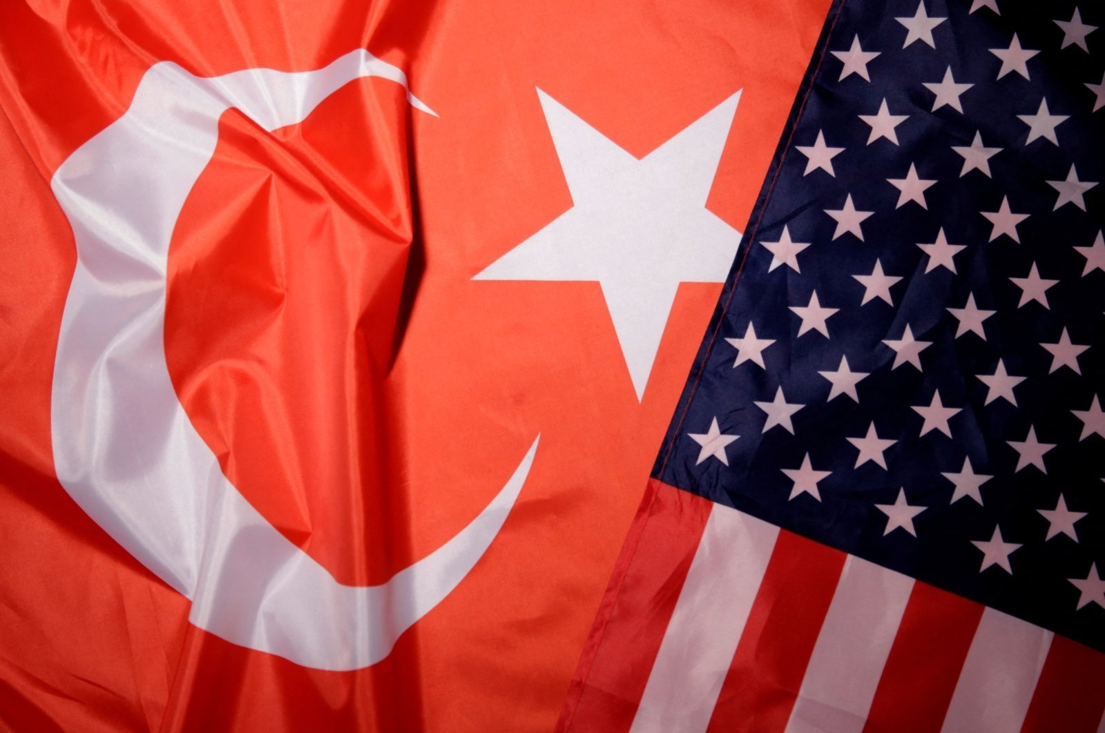 Türkiye and the U.S. flags are seen in this picture illustration taken Aug. 25, 2018. (Reuters Photo)