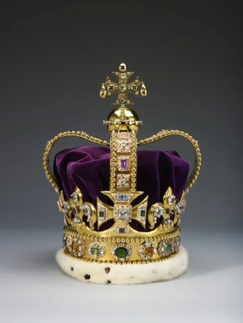 St. Edward's Crown. (Via the Royal Collection Trust)