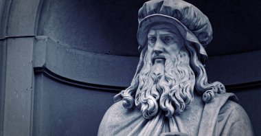 A statue of Leonardo da Vinci, in Florence, Italy. (Shutterstock Photo)