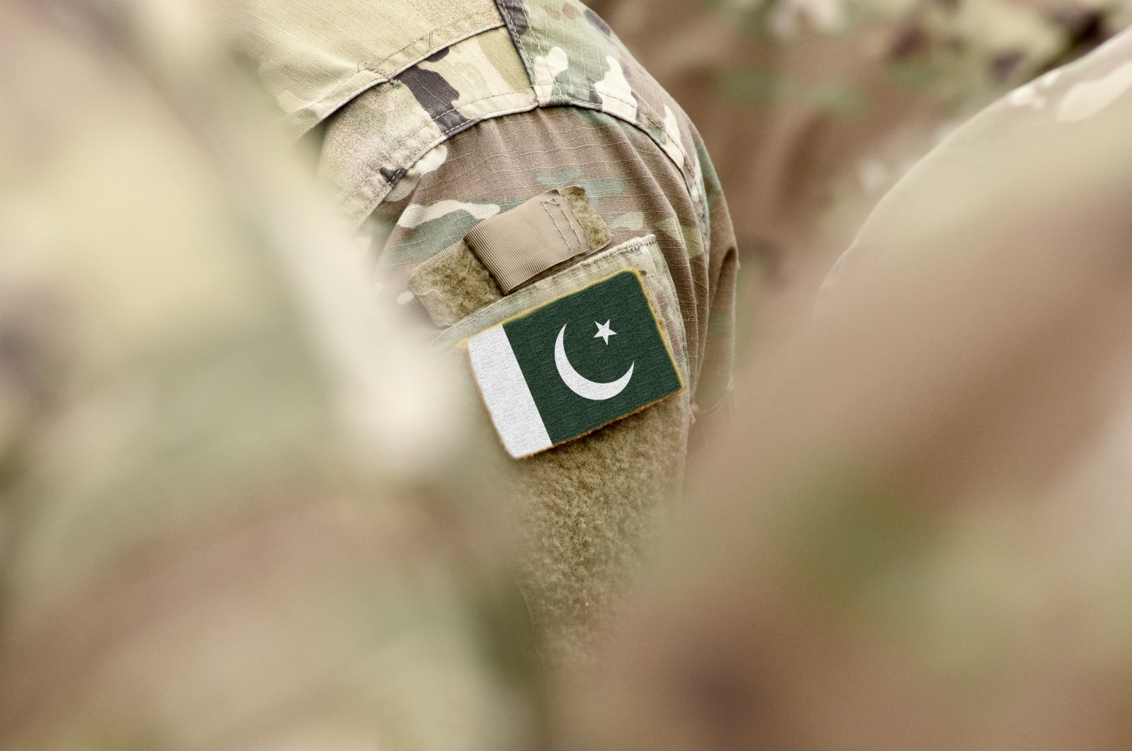 Pakistan&#039;s flag is seen on military uniforms in this undated photo. (ShutterStock Photo)